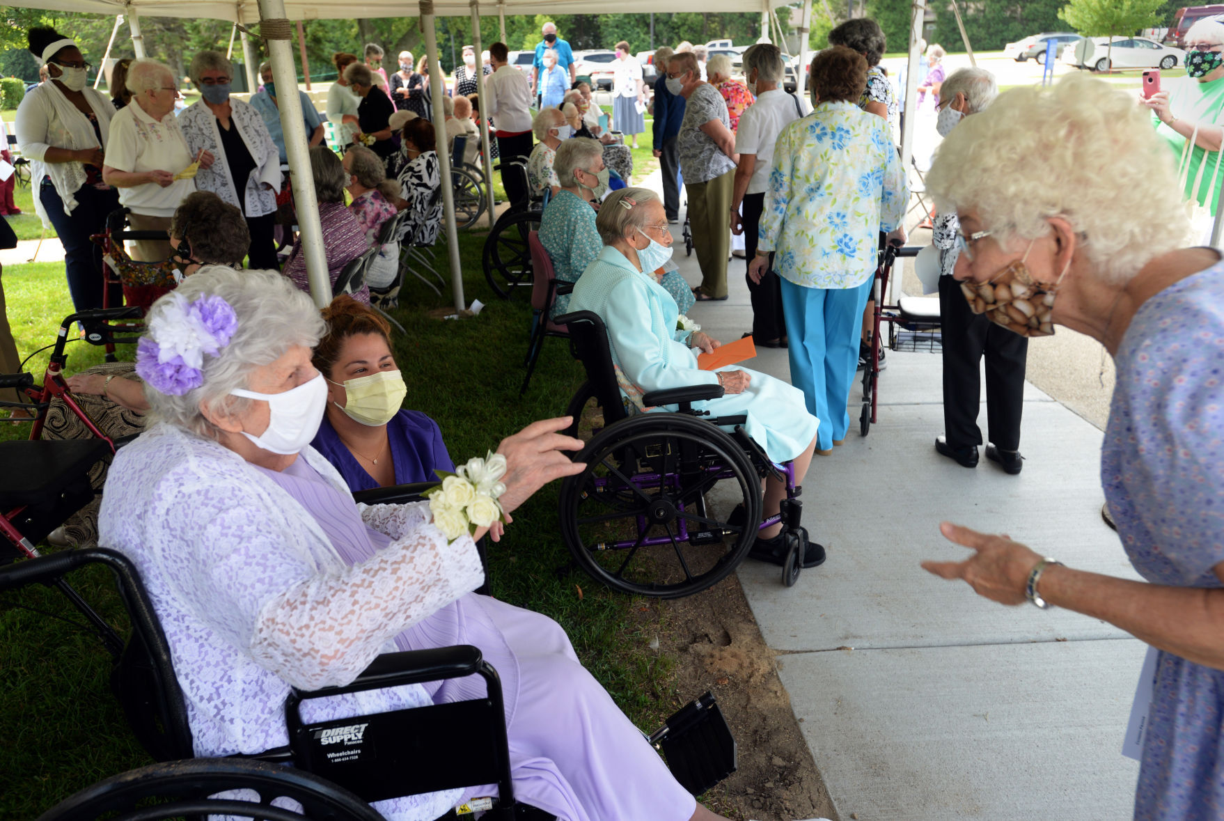 Sister Mary Fisher and Kathleen Bohn